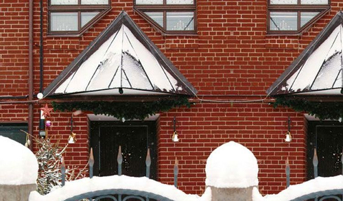 Клинкер фасадный ЛСР 0,71 НФ тёмно-красный "Эдинбург" гладкий