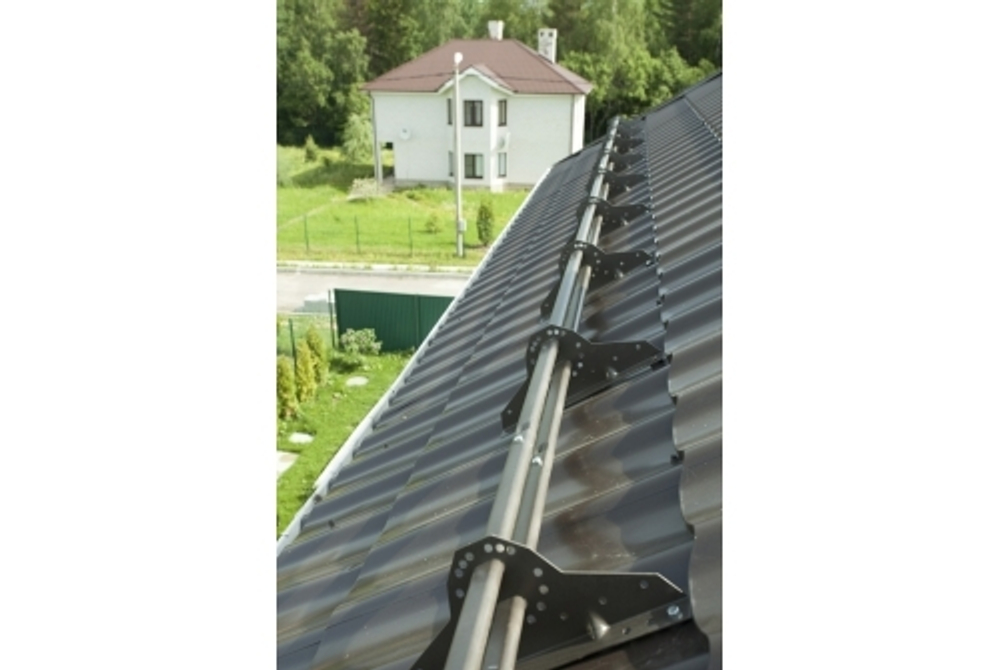 Снегозадержатель NEW трубчатый Grand Line RAL 3005 3м