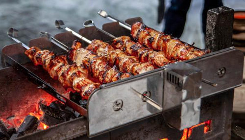 Электрический шампуроверт «Самжарыч» на 5 шампуров