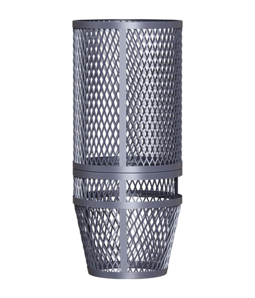 Сетка на трубу GFS Авангард 30 круглая 130 (320х740) под шибер