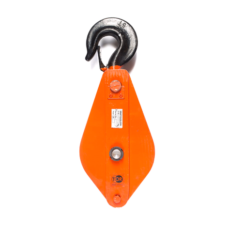 Блок монтажный четырехрольный с крюком TOR 20 т