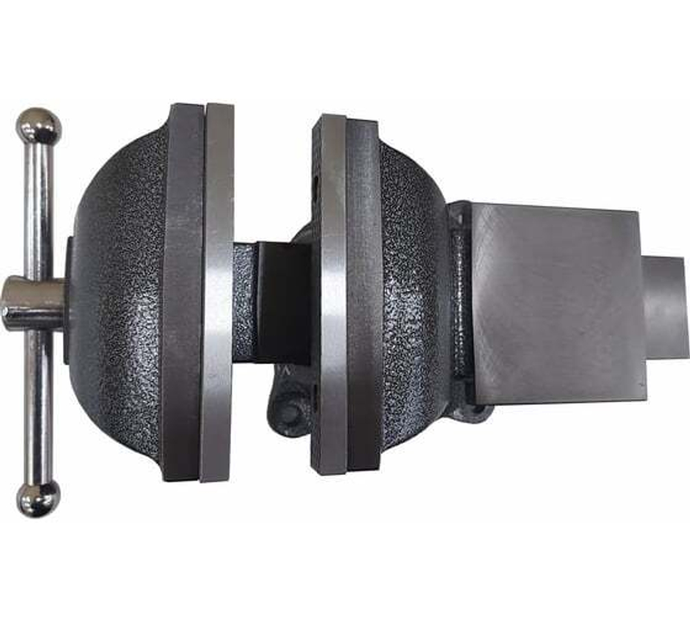 Слесарные тиски GRIFF 125 мм, серия PRO, поворотные, стальные, с наковальней g164026