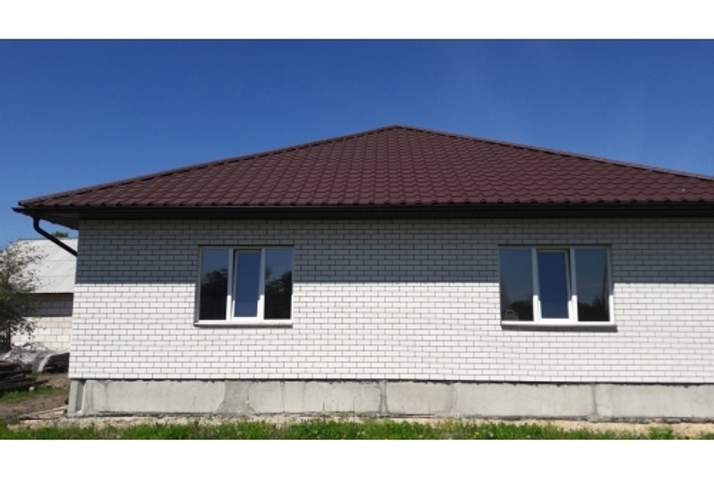 Металлочерепица камея Grand Line 0,5 PurLite Matt RAL 8017 шоколад