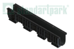 Лоток водоотводный пластиковый PolyMax Basic DN100 h200