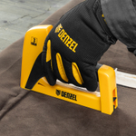 Степлер мебельный, пластиковый корпус, тип скобы: 13, 53, 300, 6-14 мм, Denzel