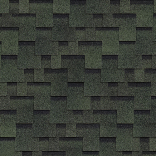 Гибкая черепица ТехноНиколь Shinglas Оптима Аккорд Зеленый, 3 м2/упак