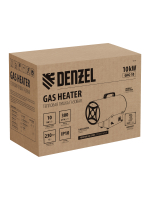 Газовая тепловая пушка GHG-10, 10 кВт, 300 м3/ч, пропан-бутан Denzel