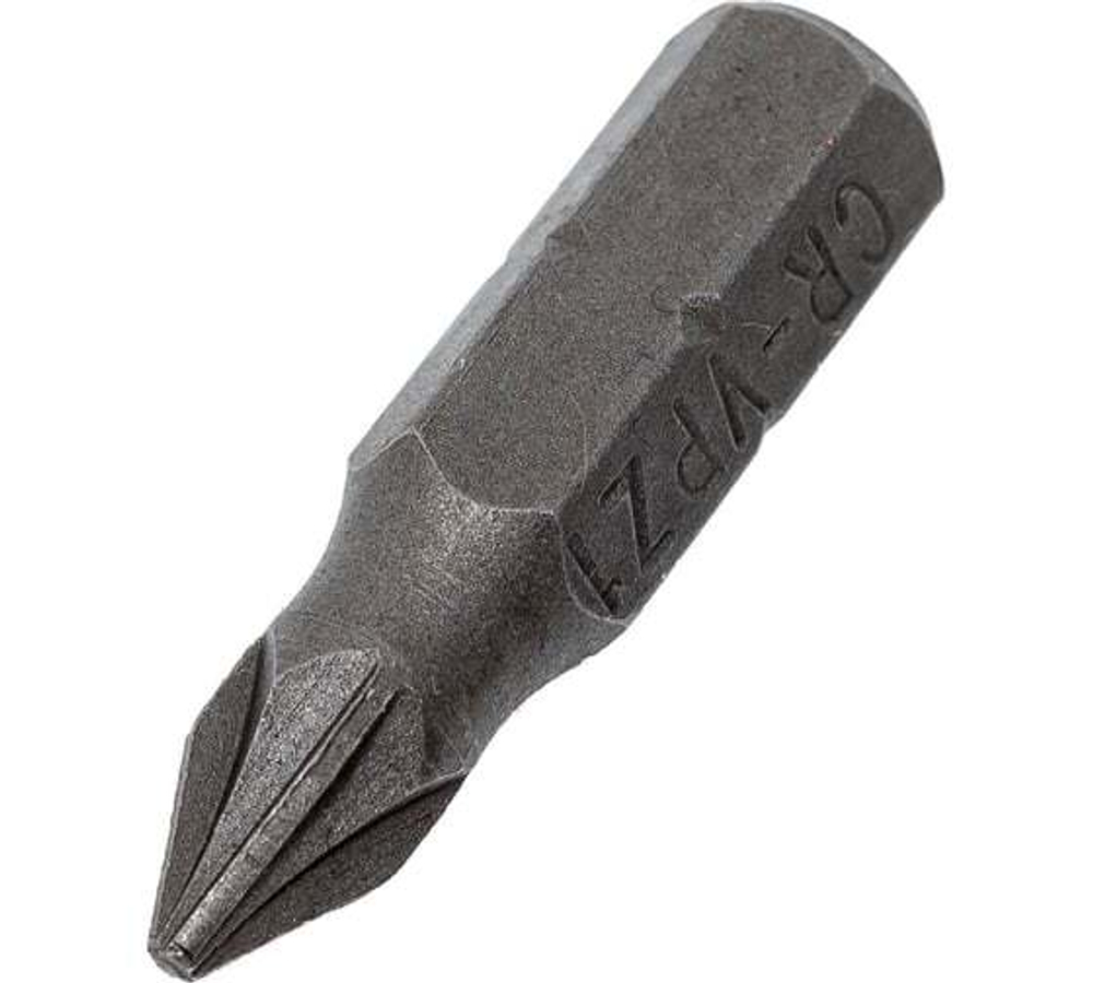 Бита для отвертки PZ1х25 мм, 1/4 Hex, CrV, 24 шт. GRIFF 019166
