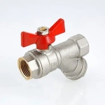 Кран шаровый с фильтром ½"в x ½"в Valtec Combi VT.293.N.04