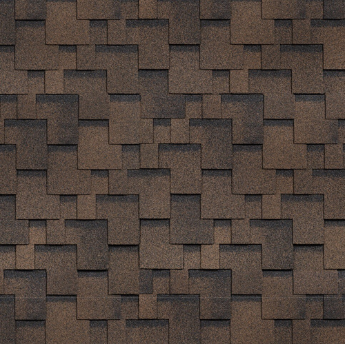 Гибкая черепица ТехноНиколь Shinglas Финская черепица Аккорд Коричневый, 3 м2/упак