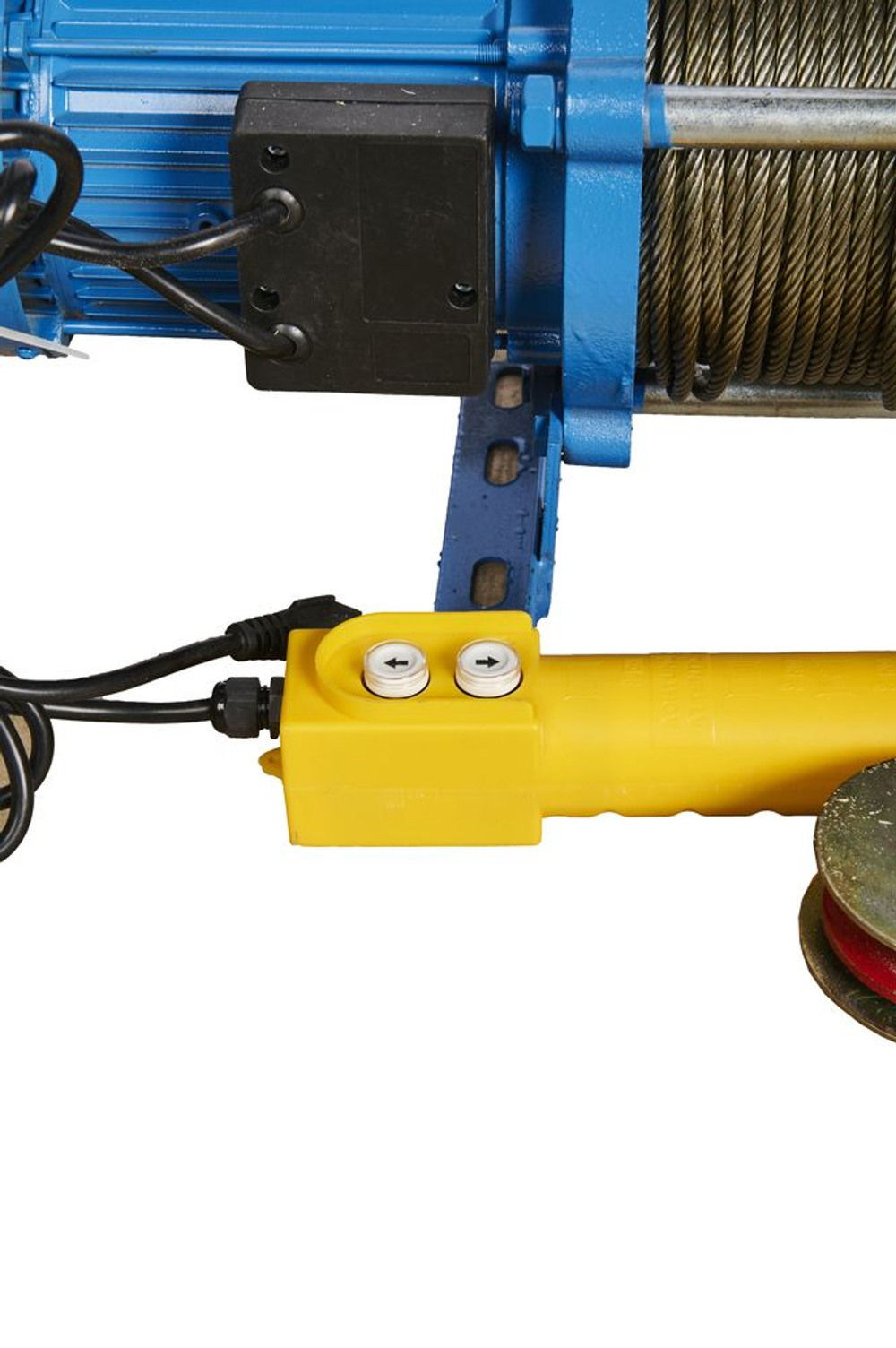 Лебедка электрическая 500/1000 кг 100/50 м с канатом 220 В TOR KCD