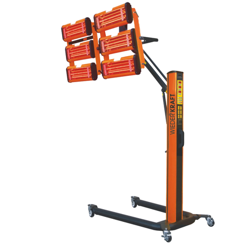 WDK-6CL/220 Шестикассетная мобильная ИК сушка на пантографической стойке, 220В