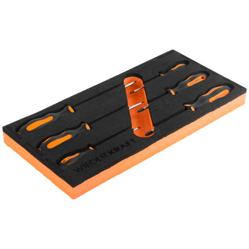 WDK-3706SD Набор отверток PH/SL в ложементе, 6 предметов