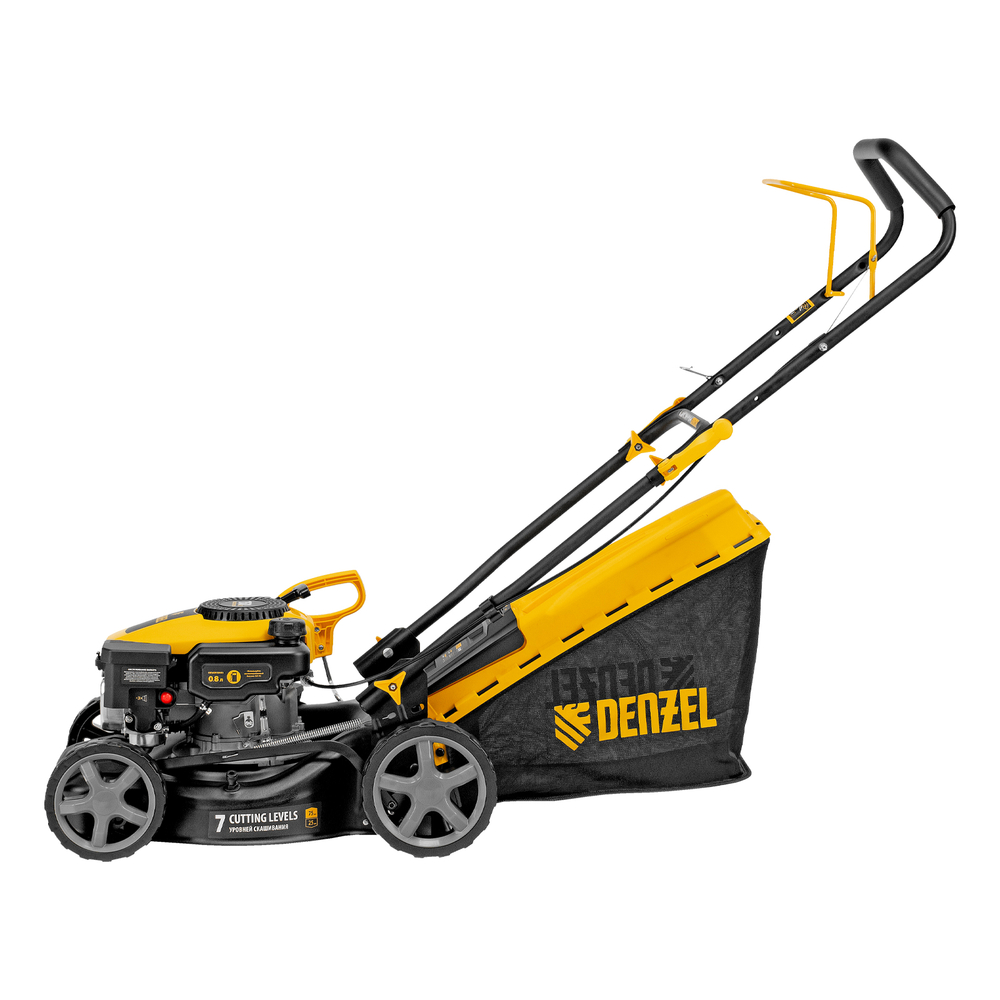 Газонокосилка бензиновая GLD-410-K, 150 см3, 41 см, 40 л// Denzel