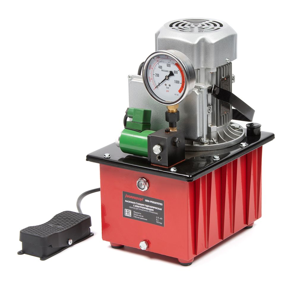 HRH-PE01070703 Насосная станция гидравлическая с электроприводом, 1 выход, дистанционное упр. 0,75 к