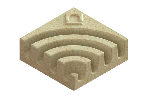 Модуль Г-образного соединения лотков 150х150