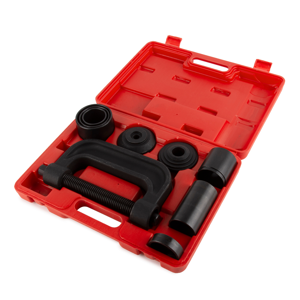 WDK-214670 Съемник для монтажа и демонтажа шаровых опор, набор 4 в 1, 10 предметов
