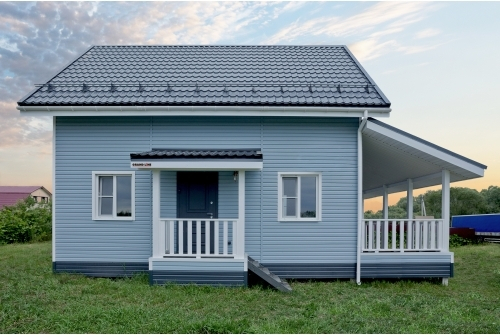 Металлочерепица классик 0,5 Satin RAL 7016 антрацитово-серый