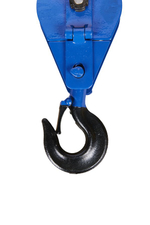 Блок монтажный однорольный с крюком TOR 0,5 т с откидной щекой (S)*