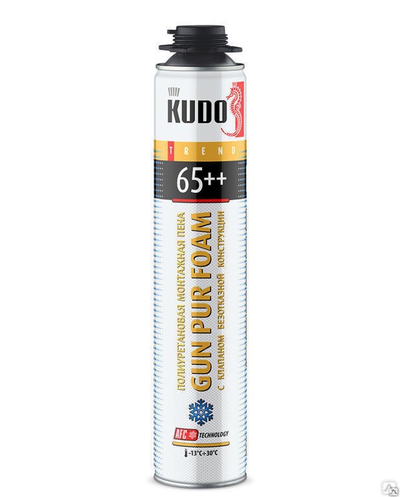 Пена монтажная KUDO PROFF TREND 65++ зимняя (-13С)