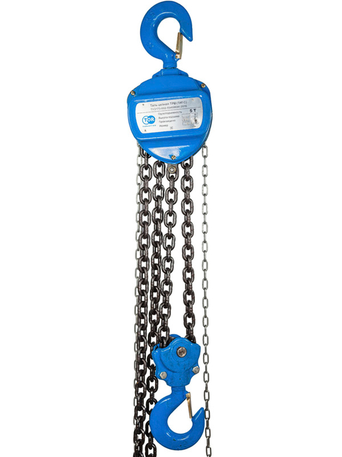 Таль ручная шестеренная TOR ТРШ C 5ТХ9М PRO (для тяжелых работ)