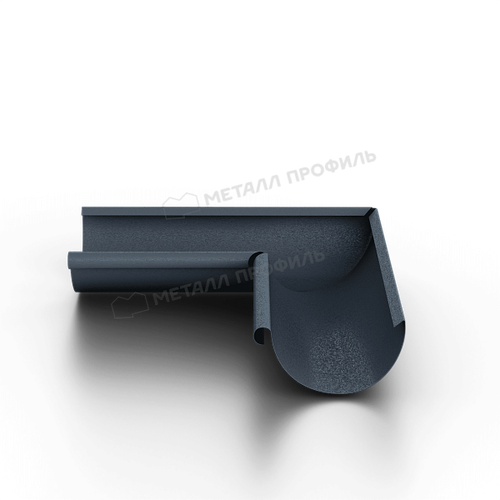 Угол желоба внутренний МЕТАЛЛ ПРОФИЛЬ Foramina Freeze D125 Grey