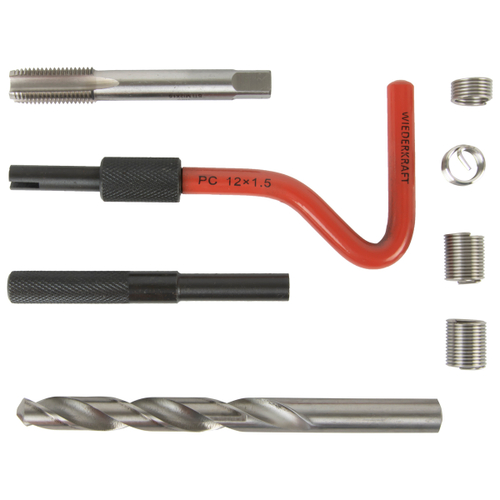WDK-ST1215 Набор для восстановления резьбы M12X1,5, 16 предметов, шт