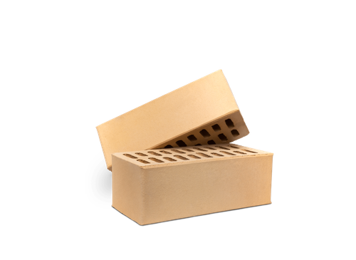 Кирпич керамический ВЗКСМ утолщенный Солома гладкий