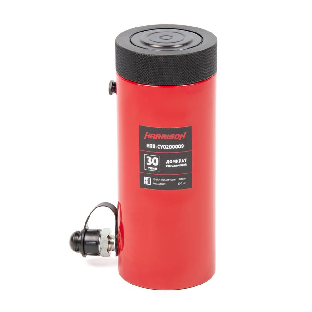 HRH-CY0200009 Домкрат гидравлический, однополостной, с фиксирующей гайкой 30 т, ход 150 мм