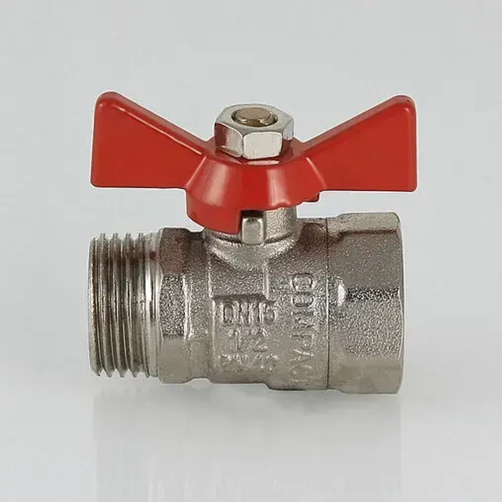 Кран шаровый ½"в x ½"н Valtec Compact VT.093.N.04