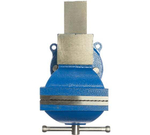 Слесарные тиски 150 мм, поворотные, стальные, с наковальней 11,5кг GRIFF g164010