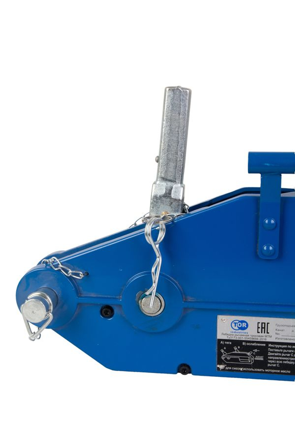 Лебедка рычажная тросовая TOR МТМ 1600 1,6 т L=20м