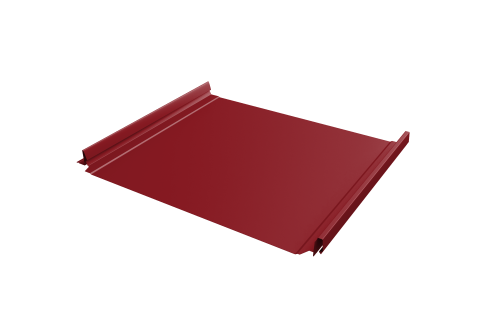 Кликфальц Pro Grand Line 0,45 PE с пленкой на замках RAL 3003 рубиново-красный