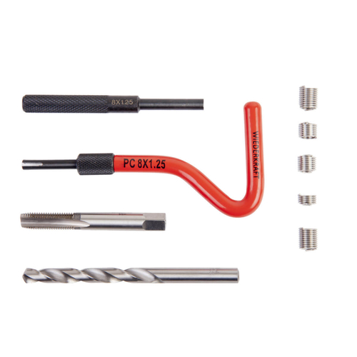 WDK-ST8125 Набор для восстановления резьбы M8x1,25, 16 предметов