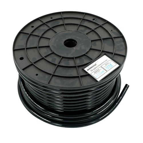 Трубка пневматическая черная 10х14 мм, длина 50 м Harrison HUS1014-BK PU