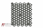 Решетка газонная пластиковая черная "Hexarm" (гексарм)