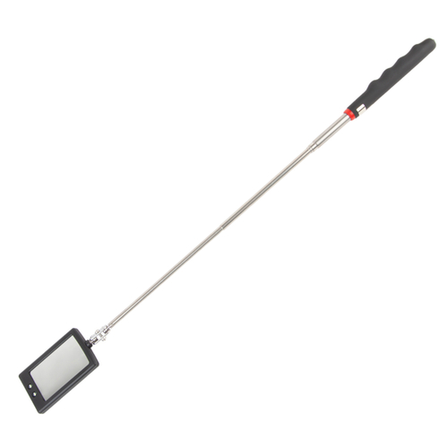 WDK-65451 Смотровое зеркало на телескопической рукоятке со светодиодной подсветкой. Длина 290-870 мм