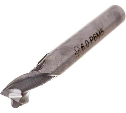 Фреза шпоночная (6х52х8 мм; Р6М5; ц/х) GRIFF a340007