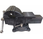 Слесарные тиски GRIFF 150 мм, серия PRO, поворотные, стальные, с наковальней 17кг g164030