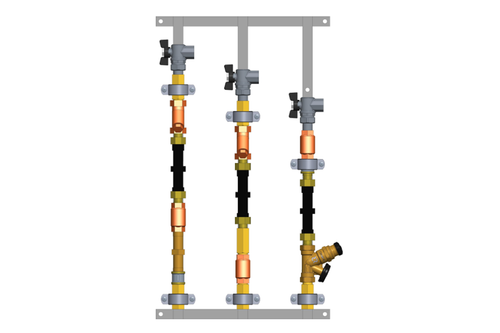 Ридан ШКСВ-1Р 146G7615 — Квартирная станция для систем водоснабжения, В1, с левым подключением, тип 3, с циркуляцией ГВС