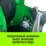 Лебедка ручная барабанная HITCH HW 1100, 1100 кг, канат 10 м