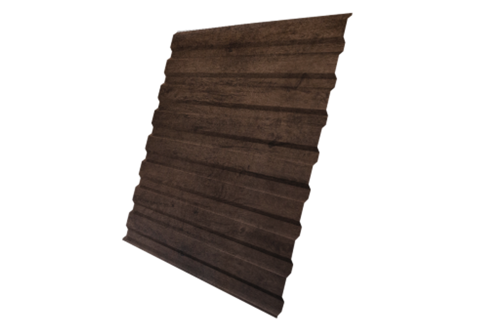 Профнастил C20A 0,45 Print Elite Antique Wood TwinColor