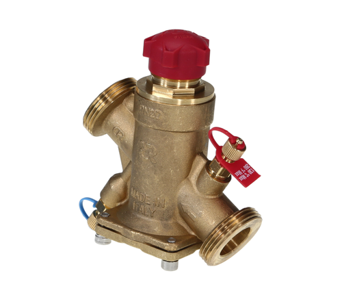 Ридан AQT-R 003Z1815R DN32 — Комбинированный балансировочный клапан, с ниппелями, наружная резьба G1 1/2