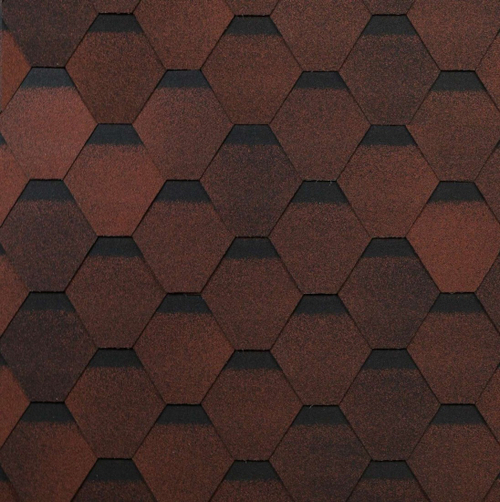 Гибкая черепица ТехноНиколь Shinglas Оптима Красный, 3 м2/упак