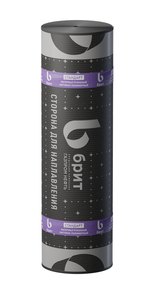 Материал рулонный кровельный битумно-полимерный «Брит» Стандарт ЭПП