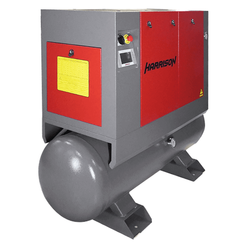 HRS-94950TDF3-10 Винтовой компрессор с ресивером, осушителем и фильтрами: 950 л/мин, 10 бар, 7.5 кВт