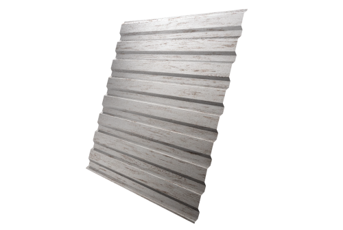 Профнастил C20A 0,45 Print Elite Snow Wood TwinColor