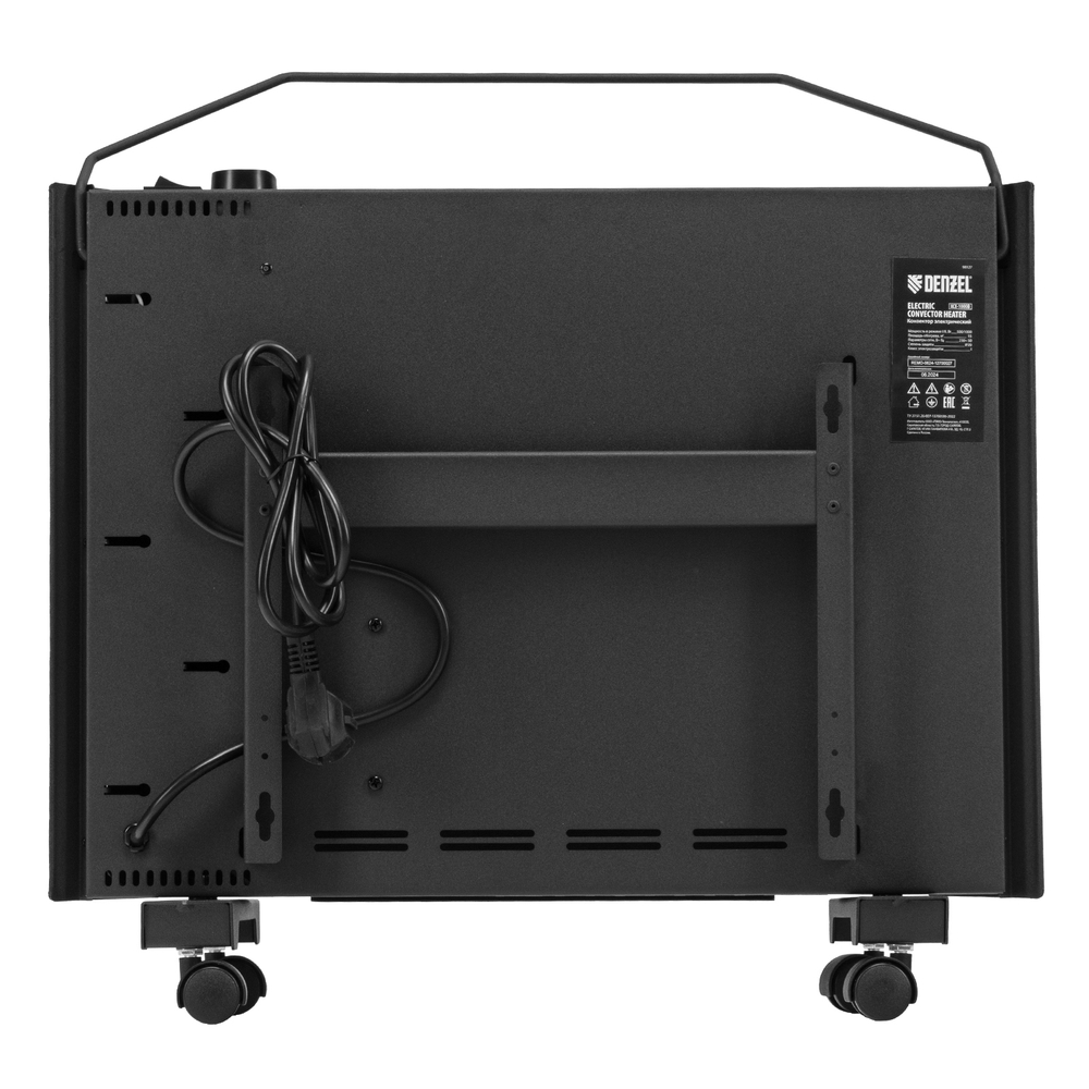 Конвектор электрический XCE-1000 B, 230 В, 1000 Вт, X-образный нагреватель Denzel