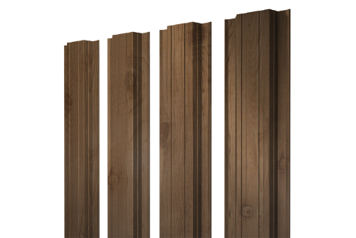 Штакетник Прямоугольный с прямым резом 0,45 Print Premium Pine Wood Fresh