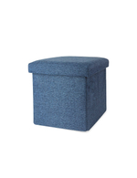 КОРОБ складной ГЕЛЕОС Пуф 31-НВ, размер 30х30х30 см, синий